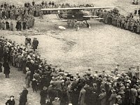 Zračna luka Borongaj, krštenje zrakoplova i prvi let nad Zagrebom 1928. godine